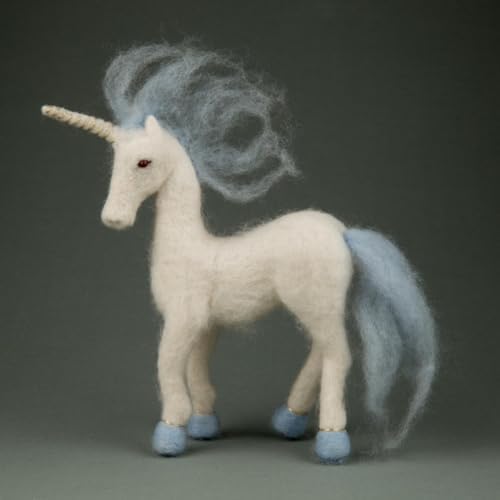 Wizardi Beginner Needle Felting Kit for Adults - Inhabitant of Fantastic Forest. Animal Felting Kit 6,89x5,91 Inches. Felting Tools. Wool Felting Supplies. Felt Crafts. Wool Felt. V-91C Charivna Mit - Image 2