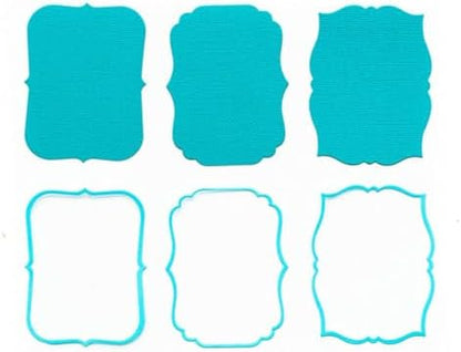 Lapoo Cutting Die for Scrapbooking, 3D Backgrounds Frame New Cutting Dies DIY Album Card Making Decor Paper Craft Metal Die Cuts Party Decorations (9 Flower Borders 7.3 x 3.1 in) - Image 5