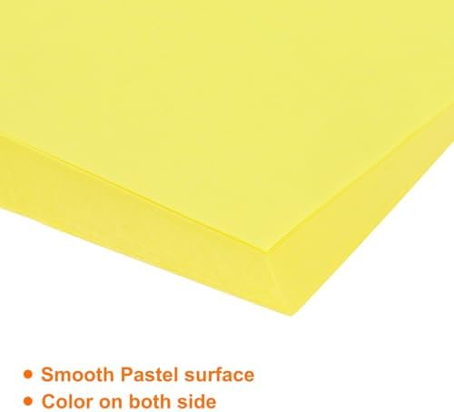 MECCANIXITY 75 Sheet Origami Paper Double Sided 10x10" Fluorescent Yellow - Image 4