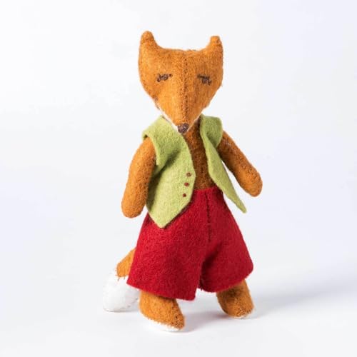 Wizardi Beginner Felt Craft Kit for Adults - Fergus Fox. Animal Felting Kit 13cm. Felting Tools. Wool Felting Supplies. Wool Felt. FEFOX1F Corinne Lapierre - Image 3