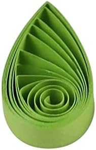 ODETOJOY Quilling Strips 5mm Mint Green Paper Quilling Set Solid Color Star Origami Paper DIY Hand Crafts Single Color Quilling Paper Filigee Strips Chartreuse by ODETOJOY