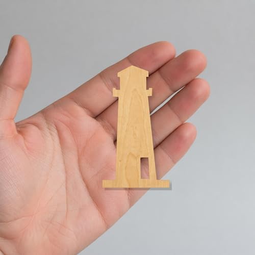 Unfinished Light House 3 Wood Cutout Craft Blank, Unfinished Baltic Birch DIY Shape for Crafts and Decor - 28 Inch, 1/8 Inch Thick - Image 6