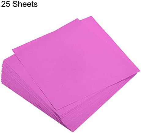 MECCANIXITY 25 Sheets 8x8 Inch(20x20cm) Origami Paper Double Sided Rose Red Square Sheet for Art Craft Project, Beginners, Gifts Decor - Image 3