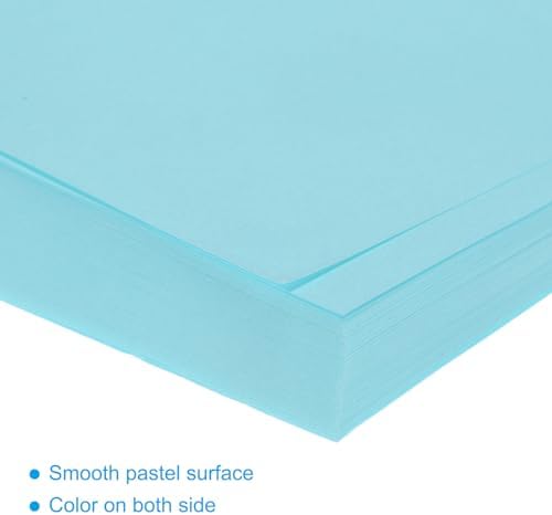 MECCANIXITY 100 Sheet Origami Paper Double Sided Light Blue 4x4 Inch Square Sheet for Art Craft Project, Beginners, Gifts Decor - Image 4