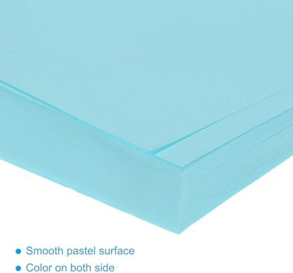 MECCANIXITY 100 Sheet Origami Paper Double Sided Light Blue 4x4 Inch Square Sheet for Art Craft Project, Beginners, Gifts Decor - Image 4
