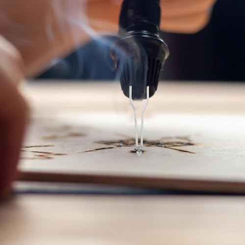Adjustable Temperature Wood Burning Tool Metal Handle and Tips - Image 6