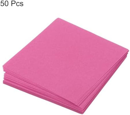 MECCANIXITY 50 Sheet Origami Paper Double Sided Rose Red 2.5x2.5 Inch Square Sheet for Art Craft Project, Beginners, Gift Decoration - Image 3