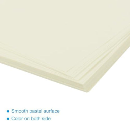 MECCANIXITY 50 Sheet Origami Paper Double Sided Cream White 2.5x2.5 Inch Square Sheet for Art Craft Project, Beginners, Gift Decoration - Image 4