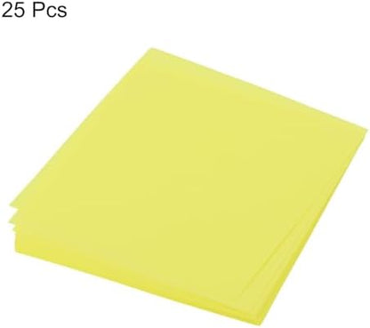 MECCANIXITY 25 Sheet Origami Paper Double Sided Fluorescent Yellow 2x2 Inch Square Sheet for Art Craft Project, Beginners, Gifts Decor - Image 3