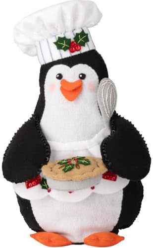 Bucilla Felt Applique Home Décor Kit, Baking Up Cheer, Perfect for DIY Arts and Crafts - Image 2