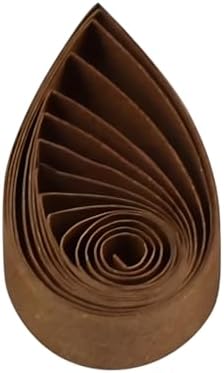 ODETOJOY Quilling Strips 3mm Brown Paper Quilling Set Paper Strip Solid Color Star Origami Paper DIY Hand Crafts Quilling Paper Strips 1/8inch by ODETOJOY