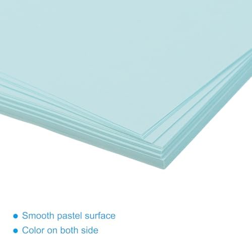 MECCANIXITY 50 Sheet Origami Paper Double Sided Light Blue 2.5x2.5 Inch Square Sheet for Art Craft Project, Beginners, Gift Decoration - Image 4