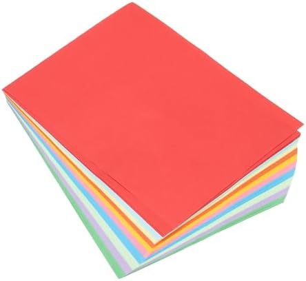MECCANIXITY 100 Sheet Origami Paper Double Sided 10 Colors 8.3 x 5.8 Inch Square Sheet for Art Craft Project, Beginners, Gifts Decor by MECCANIXITY