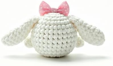 BUNUKY Beginner Crochet Kit, Snowy Bunny Amigurumi Starter Kit with Easy Video Tutorials, Complete DIY Rabbit Craft Kit Gift for Adults, Teens & Girls - Image 3