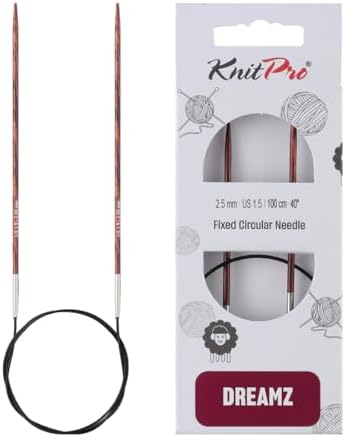 KnitPro Dreamz Fixed Circular Needles 40" (100cm) | US Size 1.5 (2.5mm) by KnitPro