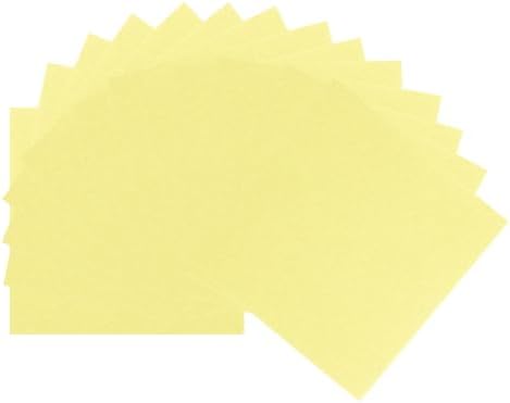 DMiotech 500 Sheets 2x2 Inch Origami Paper, Light Yellow Square Origami Paper Easy Fold Double Sided Paper for DIY Arts and Crafts by DMiotech