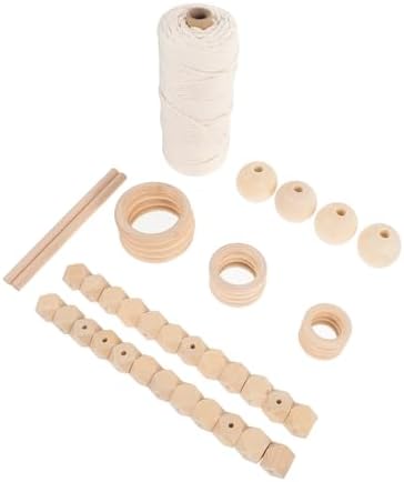 ABOOFAN DIY Macrame Kit Cotton Rope Craft Supplies for Wall Hanging Tapestry Unique Macrame Tapestry Material for Adults Beginners by ABOOFAN