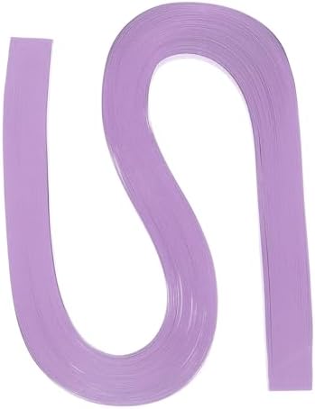PATIKIL 120pcs Quilling Strips Paper 3/8"(10mm) 21"(54cm) Origami Paper Quilling Strip for Art DIY Hand Craft Christmas, Purple by PATIKIL