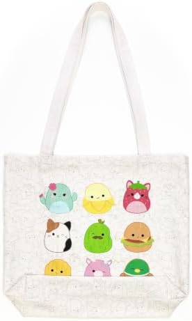 Squishmallows Canvas Tote Bag DIY Sewing Kit – 24" x 43" Cotton Canvas Fabric Panel – Makes 16” x 15” Reusable Tote – Beginner Friendly Craft Project – Cream - Image 5