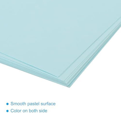 MECCANIXITY 25 Sheet Origami Paper Double Sided Light Blue 2.5x2.5 Inch Square Sheet for Art Craft Project, Beginners, Gift Decoration - Image 4