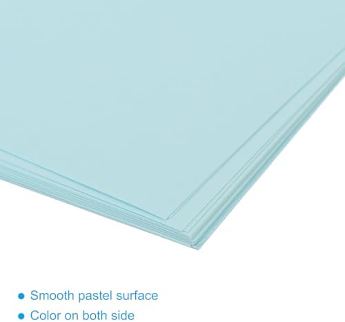 MECCANIXITY 25 Sheet Origami Paper Double Sided Light Blue 2x2 Inch Square Sheet for Art Craft Project, Beginners, Gifts Decor - Image 4