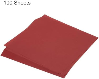 MECCANIXITY 100 Sheet Origami Paper Double Sided Dark Red 10x10 Inch Square Sheet for Art Craft Project, Beginners, Gifts Decor - Image 3