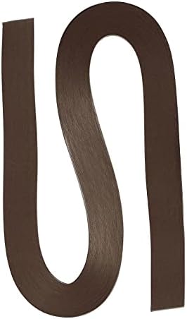 PATIKIL Quilling Strips Paper 120pcs 1/8"(3mm) 54cm Origami Paper Quilling Strip for Art DIY Hand Craft Christmas Dark Coffee Color by PATIKIL