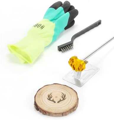 AIMOADO 1.5" Antlers Branding Iron, for Wood Hats Leather BBQ & Steak by AIMOADO