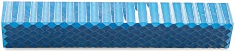 Woodriver Acrylic Honeycomb Pen Blank - 3/4" X 3/4" X 5" - Cerulean Blue by WOODRIVER