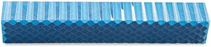 Woodriver Acrylic Honeycomb Pen Blank - 3/4" X 3/4" X 5" - Cerulean Blue by WOODRIVER