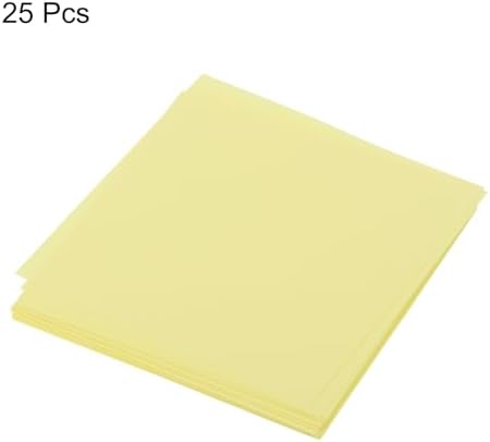 MECCANIXITY 25 Sheet Origami Paper Double Sided Light Yellow 2.5x2.5 Inch Square Sheet for Art Craft Project, Beginners, Gift Decoration - Image 3