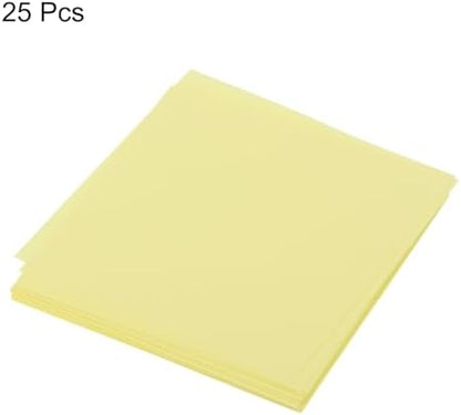 MECCANIXITY 25 Sheet Origami Paper Double Sided Light Yellow 2x2 Inch Square Sheet for Art Craft Project, Beginners, Gifts Decor - Image 3