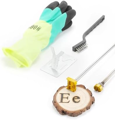 1" Letter E Branding Iron 2Pcs, Upper & Lower Case Wood Branding Iron by AIMOADO