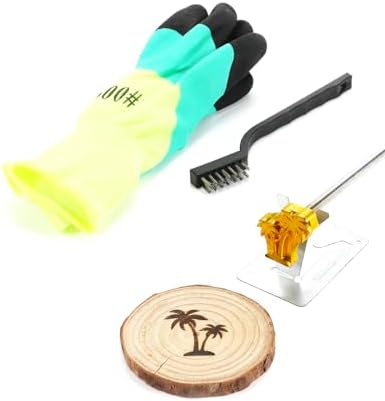 AIMOADO 1.5" Coconut Tree Branding Iron, for Wood Hats BBQ & Steak by AIMOADO