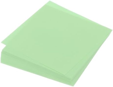 MECCANIXITY 100 Sheet Origami Paper Double Sided Light Green 3x3 Inch Square Sheet for Art Craft Project, Beginners, Gifts Decor by MECCANIXITY