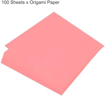 MECCANIXITY 100 Sheets Origami Paper Double Sided 8x8 Inch(20x20cm) Square Sheet for Art Craft Project, Beginners, Gifts Decor, Phosphor - Image 3