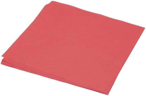 MECCANIXITY 25 Sheet Origami Paper Double Sided Bright Red 10x10 Inch Square Sheet for Art Craft Project, Beginners, Gifts Decor by MECCANIXITY