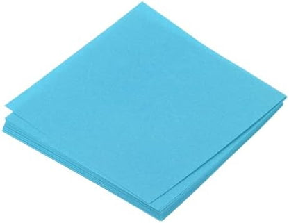 MECCANIXITY 25 Sheet Origami Paper Double Sided Aquamarine Blue 2.5x2.5 Inch Square Sheet for Art Craft Project, Beginners, Gift Decoration by MECCANIXITY