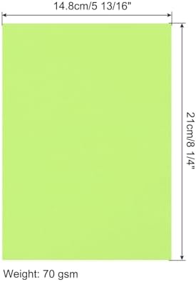 MECCANIXITY 100 Sheet Origami Paper Double Sided Fluorescent Green 8.3 x 5.8 Inch Square Sheet for Art Craft Project, Beginners, Gifts Decor - Image 2