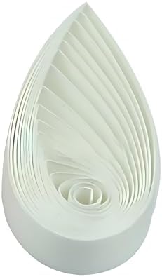 ODETOJOY Quilling Strips 3mm Paper Quilling Set 120pcs Paper Strip 54CM Solid Color Star Origami Paper DIY Hand Crafts Quilling Paper Strips 1/8inch (Cream) by ODETOJOY