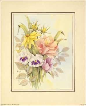 DSC Floral Bouquet II - Paper Tole 3D Decoupage Craft Kit Size 8x10 inches K51635 by DSC