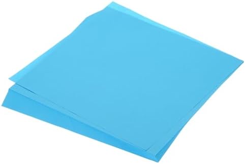 MECCANIXITY 100 Sheet Origami Paper Double Sided Aquamarine Blue 10x10 Inch Square Sheet for Art Craft Project, Beginners, Gifts Decor by MECCANIXITY