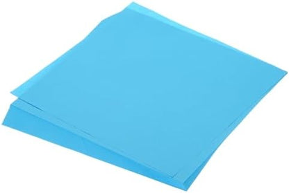 MECCANIXITY 100 Sheet Origami Paper Double Sided Aquamarine Blue 10x10 Inch Square Sheet for Art Craft Project, Beginners, Gifts Decor by MECCANIXITY