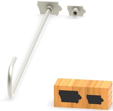 Branding Iron for Wood, Leather Branding Stamp 2Pcs Set (188#) by PKPKAUT