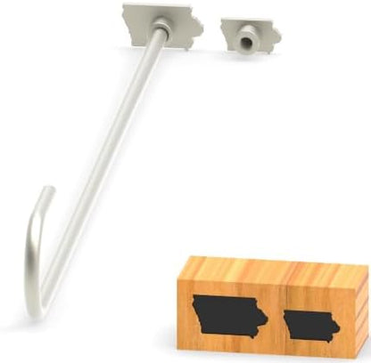 Branding Iron for Wood, Leather Branding Stamp 2Pcs Set (188#) by PKPKAUT