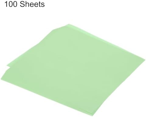 MECCANIXITY 100 Sheet Origami Paper Double Sided Light Green 10x10 Inch Square Sheet for Art Craft Project, Beginners, Gifts Decor - Image 3
