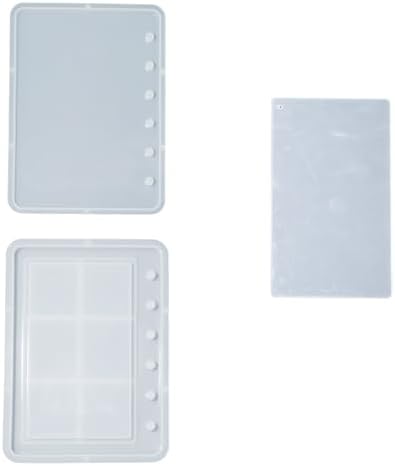 FUNSHOWCASE DIY Resin Shaker Journal Kit Rectangle - Complete Set with Notebook Molds, Binder Refills - Image 5