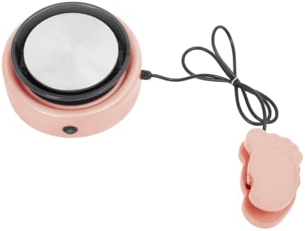 Mini Pottery Wheel Machine Complete Set, Ceramic Machine with Pedal Speed 0-160rpm, Splash-Proof Bowl, Low Noise, Removable Turntable and Splash Guard Bowl for Home Craft Room Pink - Image 3