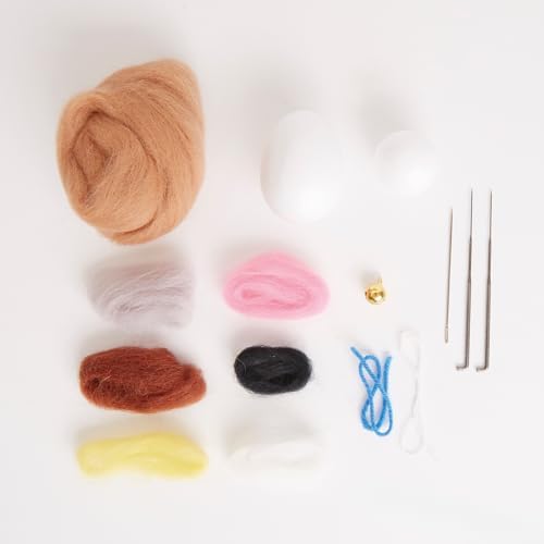 Simply Make Needle Felting Kit, Highland Cow, Needle Felting Kit with Felting Needles and Felting Wool, Ideal Needle Felting Kits for Beginners, Fun DIY Craft Kit - Image 2