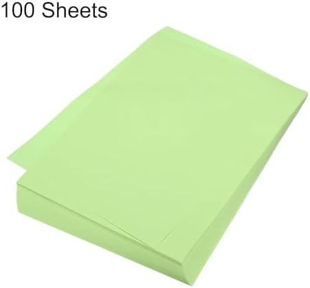 MECCANIXITY 100 Sheet Origami Paper Double Sided Light Green 8.3 x 5.8 Inch Square Sheet for Art Craft Project, Beginners, Gifts Decor - Image 3